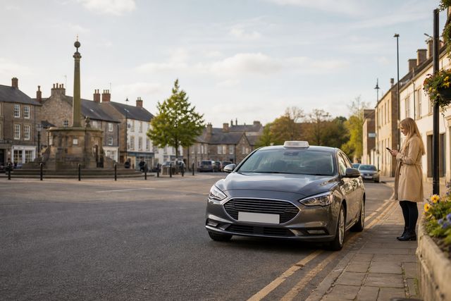 Thirsk town centre and visitor journeys