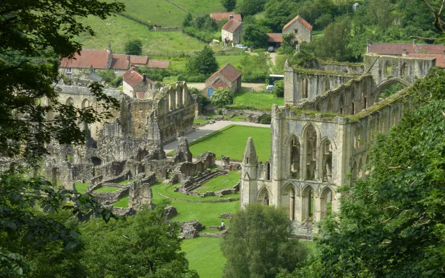 Rievaulx Abbey and valley